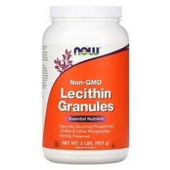NOW Lecithin Granules, 907 грам