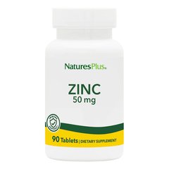 Natures Plus Zinc 50 mg, 90 таблеток