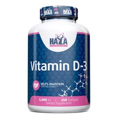 Haya Labs Vitamin D3 5000 IU, 250 капсул