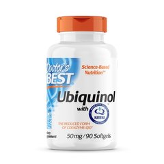 Doctor's Best Ubiquinol with Kaneka 50 mg, 90 капсул