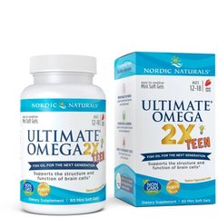 Nordic Naturals Ultimate Omega 2X Teen, 60 капсул