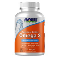 NOW Omega-3, 500 капсул