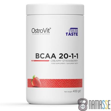 OstroVit BCAA 20-1-1, 400 грам Полуничний крем