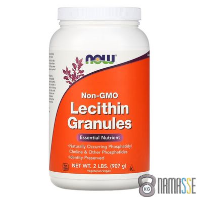 NOW Lecithin Granules, 907 грам