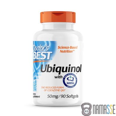 Doctor's Best Ubiquinol with Kaneka 50 mg, 90 капсул
