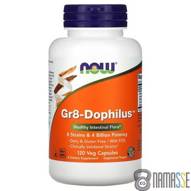 NOW Gr8-Dophilus 4 billion, 120 вегакапсул