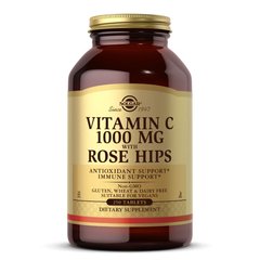 Solgar Vitamin C With Rose Hips 1000 mg, 250 капсул