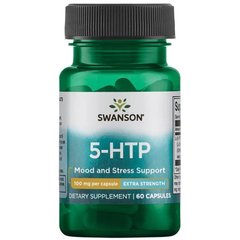Swanson 5-HTP 100 mg Extra Strength, 60 капсул