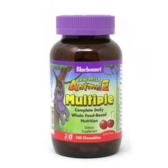 Bluebonnet Nutrition Rainforest Animalz Multiple, 180 жувальних таблеток Вишня