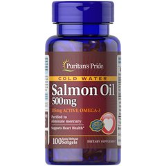 Puritan's Pride Salmon Oil 500 mg, 100 капсул