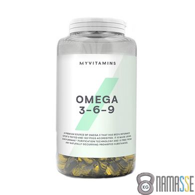 MyProtein Omega 3-6-9, 120 капсул