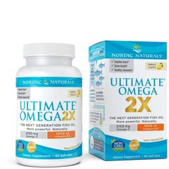 Nordic Naturals Ultimate Omega 2X with Vitamin D3, 60 капсул