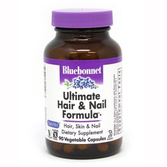 Bluebonnet Nutrition Ultimate Hair and Nail Formula, 90 вегакапсул