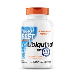 Doctor's Best Ubiquinol with Kaneka 200 mg, 30 капсул