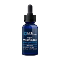 Life Extension Liquid Vitamin D3 2000 IU, 29.6 мл М'ята