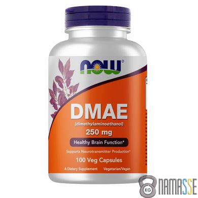 NOW DMAE 250 mg, 100 вегакапсул