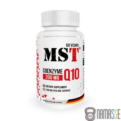 MST Coenzyme Q10 200 mg, 60 капсул