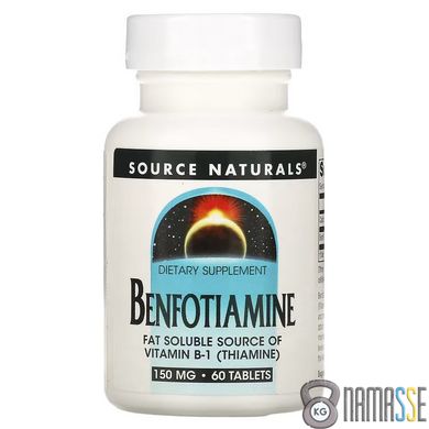 Source Naturals Benfotiamine 150 mg, 60 таблеток