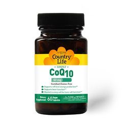 Country Life CoQ10 60 mg, 60 вегакапсул