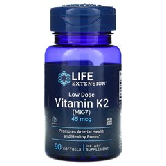 Life Extension Vitamin K2 Low Dose, 90 капсул