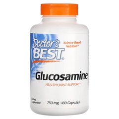 Doctor's Best Glucosamine Sulfate 750 mg, 180 капсул