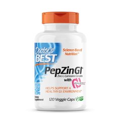 Doctor's Best PepZin Gl, 120 вегакапсул