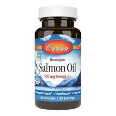 Carlson Labs Salmon Oil, 50 капсул