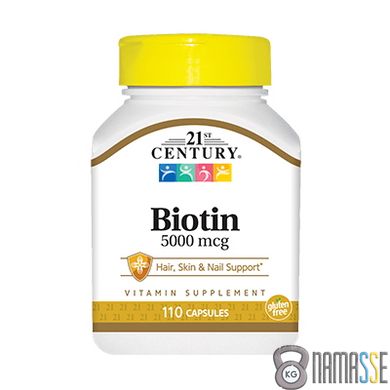21st Century Biotin 5000 mcg, 110 таблеток