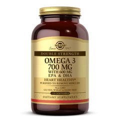 Solgar Double Strength Omega 3 700 mg, 120 капсул
