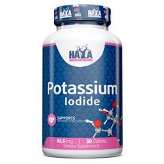 Haya Labs Potassium Iodide 32.5 mg, 30 таблеток