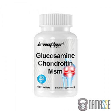 IronFlex Glucosamine + Chondroitin + MSM, 100 таблеток