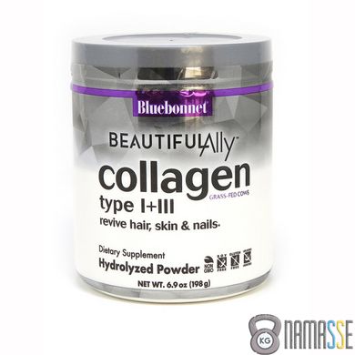 Bluebonnet Nutrition Collagen Type I + III, 198 грам - Beautiful Ally