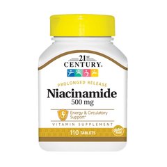 21st Century Niacinamide 500 mg, 110 таблеток