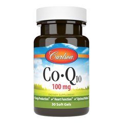 Carlson Labs CoQ10 100 mg, 30 капсул