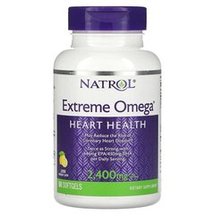 Natrol Omega-3 Fish Oil 1200 mg, 60 капсул Лимон
