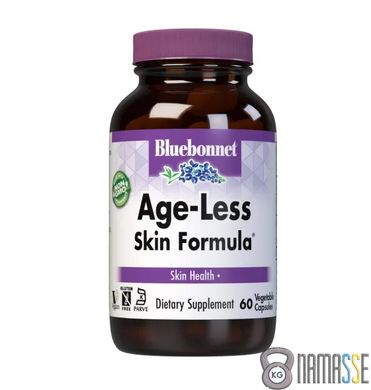 Bluebonnet Age-Less Skin Formula, 60 вегакапсул