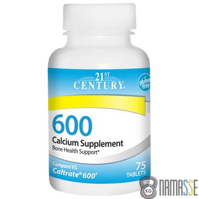21st Century Calcium 600, 75 таблеток
