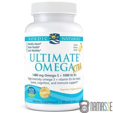Nordic Naturals Ultimate Omega Xtra, 60 капсул