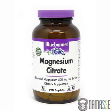 Bluebonnet Nutrition Magnesium Citrate, 60 капсул