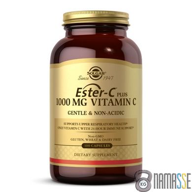 Solgar Ester-C Plus Vitamin C 1000 mg, 100 капсул