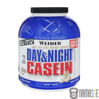 Weider Day & Night Casein, 1.8 кг Ваніль