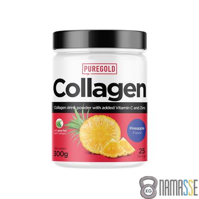 Pure Gold Protein Collagen, 300 грам Ананас