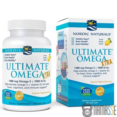 Nordic Naturals Ultimate Omega Xtra, 60 капсул