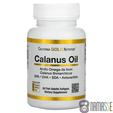 California Gold Nutrition Calanus Oil 500 mg, 30 капсул